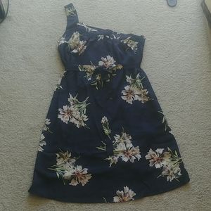 Collective Concepts Floral One-Shoulder Dress